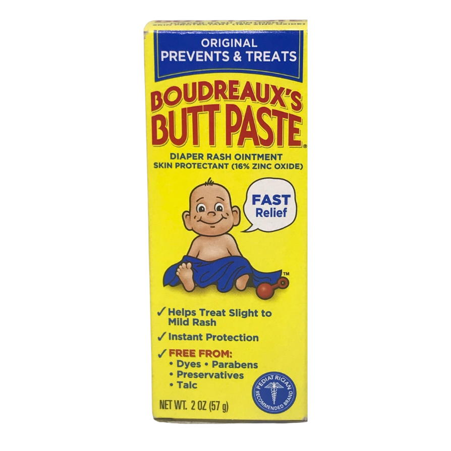Boudreaux's Butt Paste Diaper Rash Ointment 2 Oz / 57g
