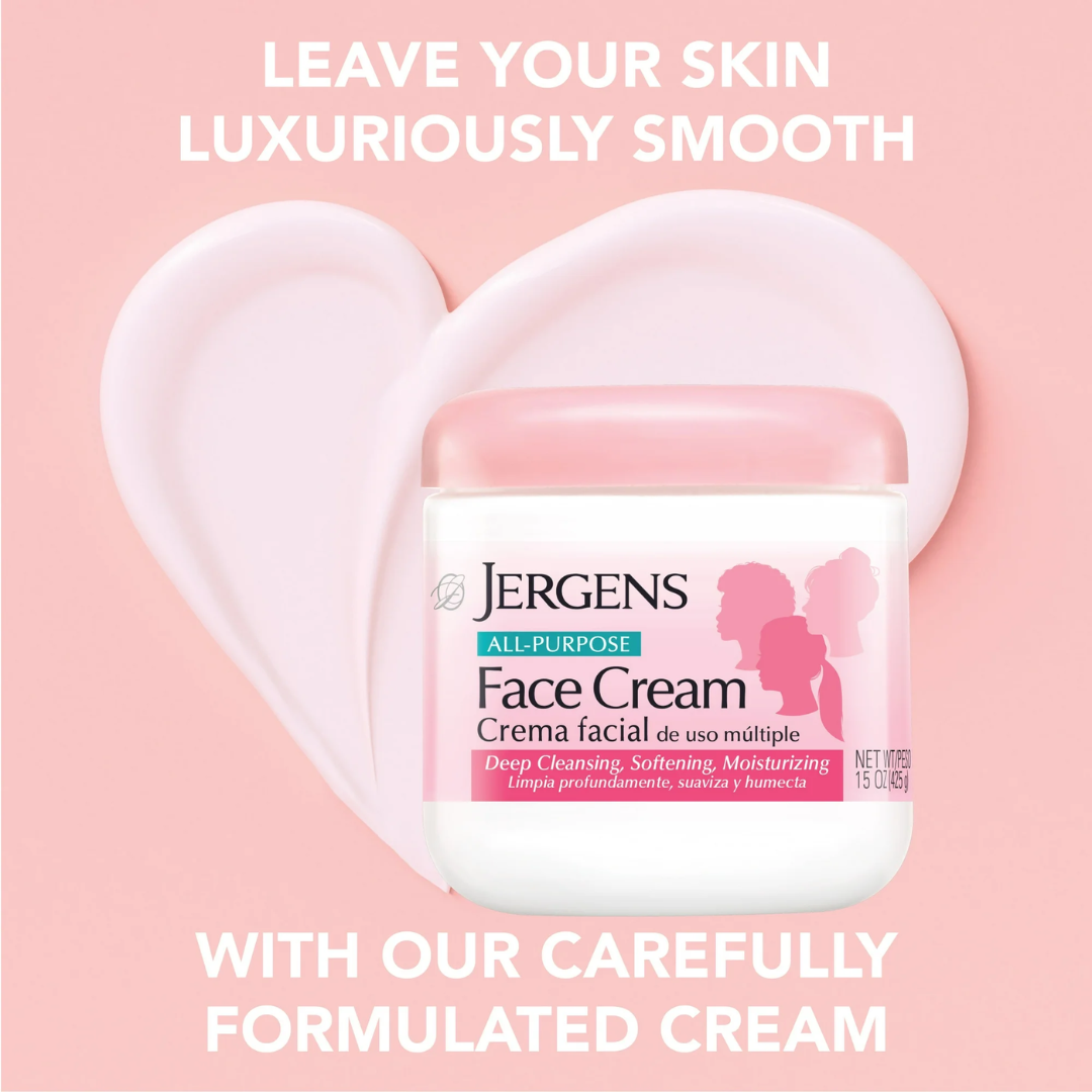 Jergens All-Purpose Face Cream, 15 oz / 425 g