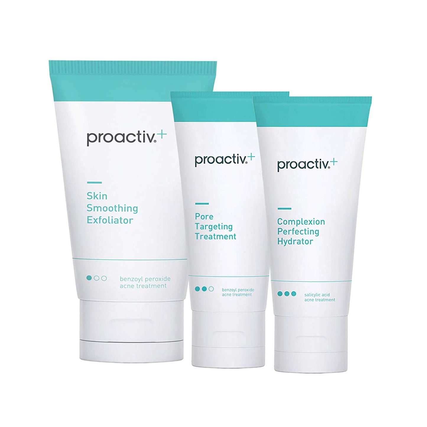 Proactiv+ 3 Step Advanced Skincare Acne Treatment, Benzoyl Peroxide Face Wash