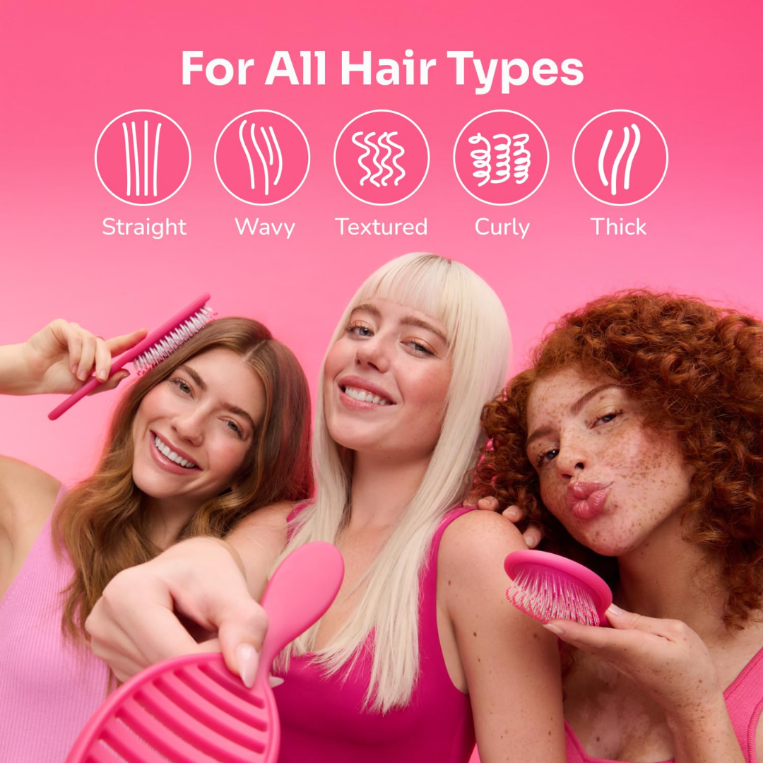 Wet Hair Brush Speed Dry, Watermark Color Wash