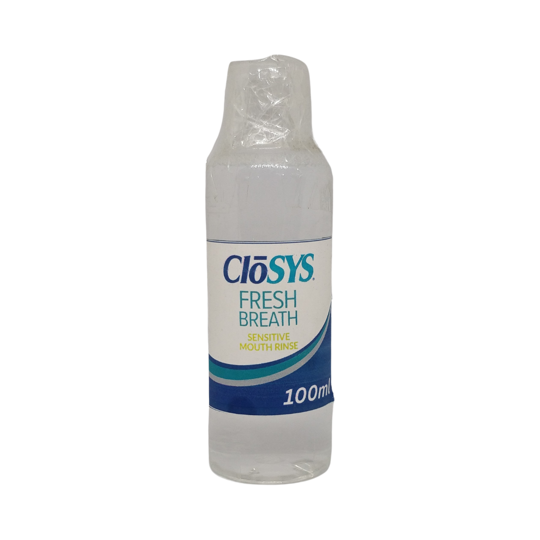 Trial Size CloSYS Fresh Breath Sensitive Mouth Rinse, 100 ml