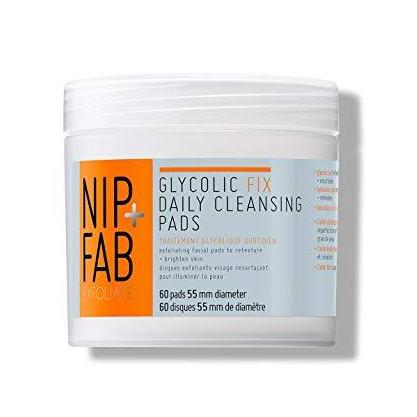 Nip + Fab Glycolic Fix Daily Cleansing Pads (60 pads/55mm diameter)