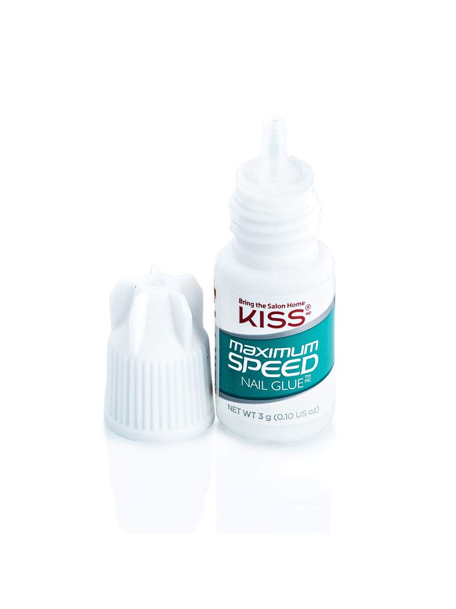 KISS Maximum Speed Nail Glue, 0.10 oz. 3g