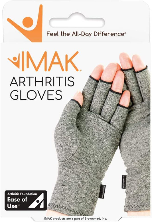 IMAK Compression Arthritis Gloves A20171 Original with Arthritis Foundation Ease of Use Seal, Medium