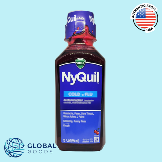 Vicks NyQuil Nighttime Liquid, 12 fl. oz. / 354 ml