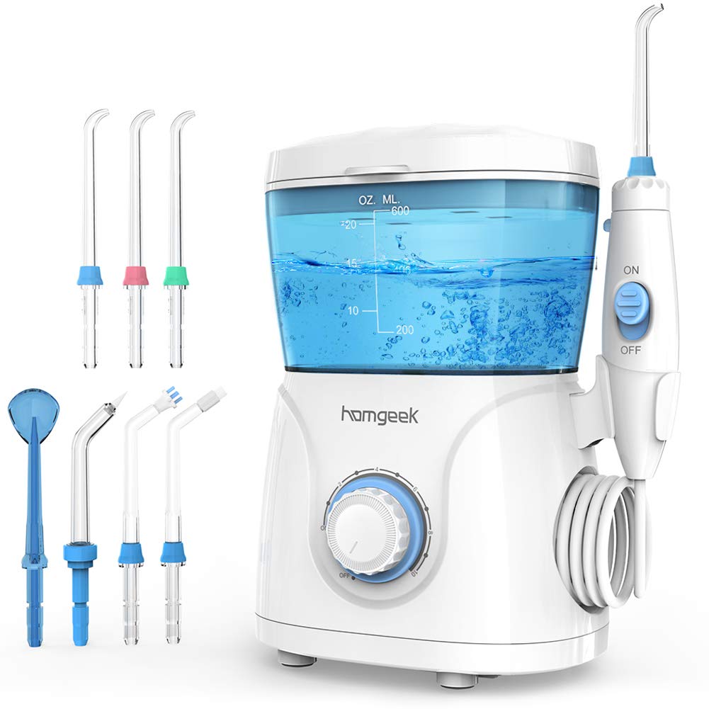 AUTHENTIC Homgeek Oral Irrigator Dental Water Flosser Water Pick Teeth Cleaner