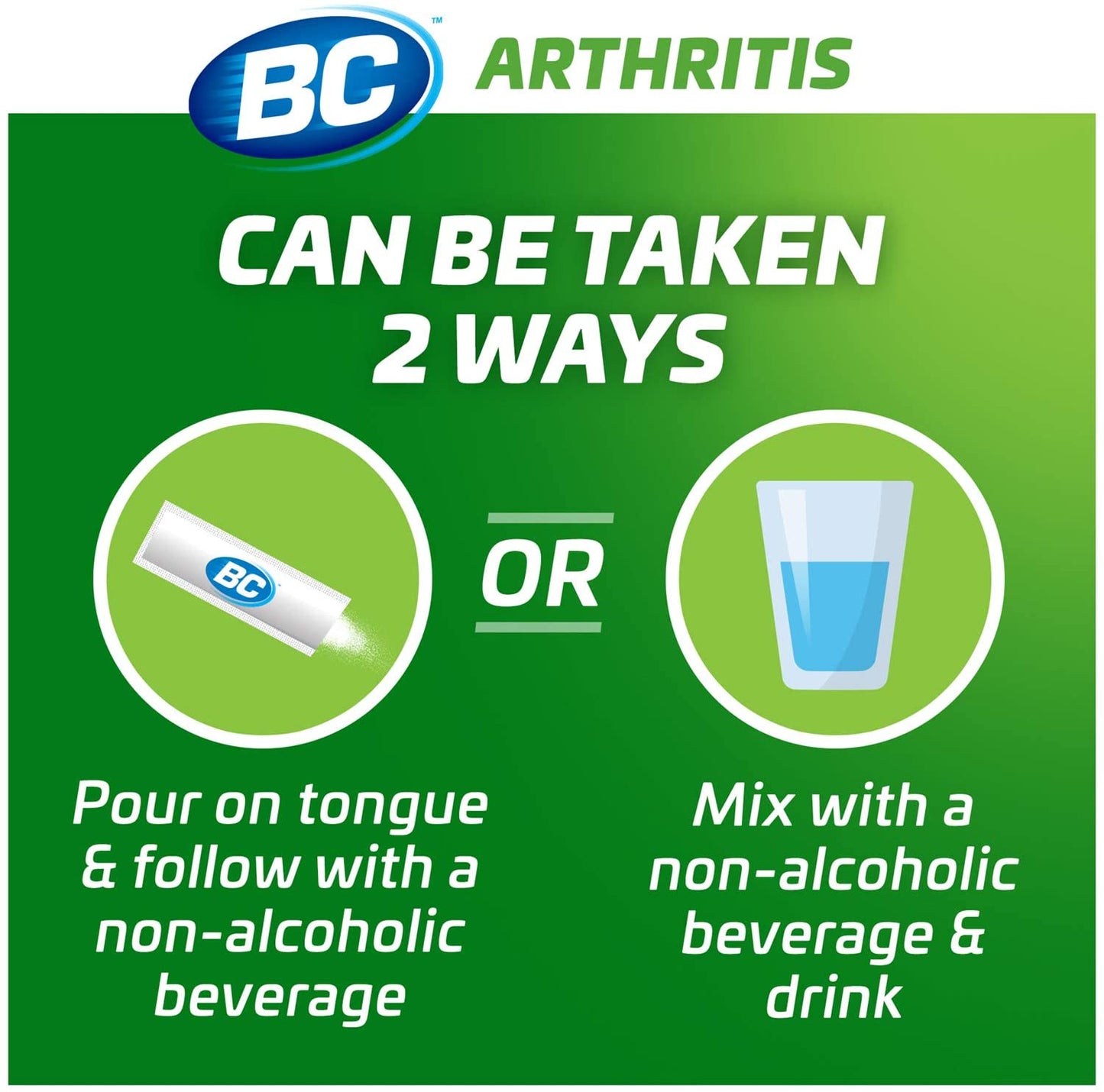 BC Powder Fast Relief Arthritis (50 Pack) PACKAGING MAY VARY