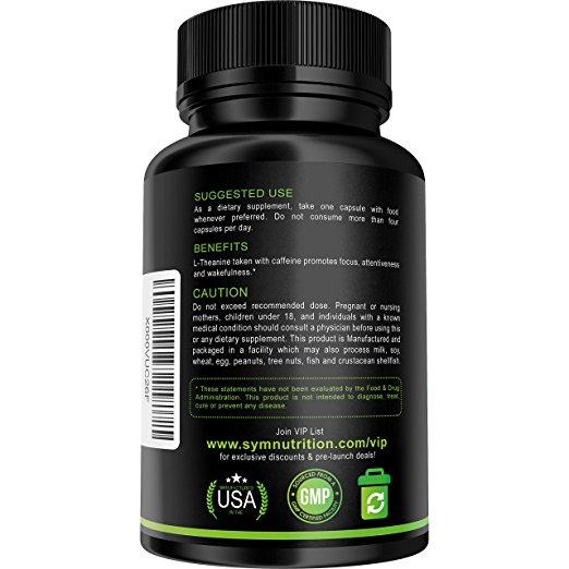 SYM Nutrition L-Theanine Focus Now 90 Capsules