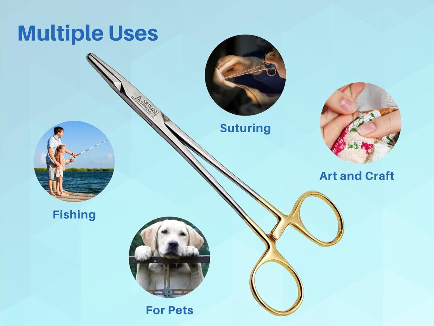 Artman Instrument Mayo Hegar Surgical Needle Holder