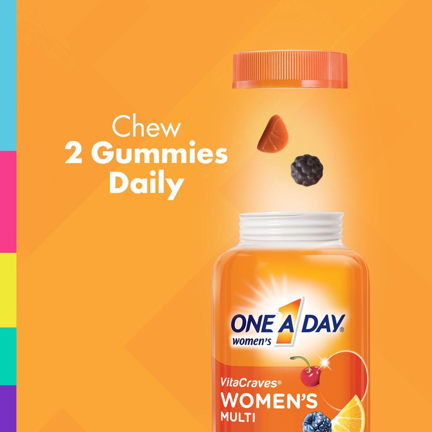 One A Day Women’s Vitacraves Multivitamin Gummies PACKAGING MAY VARY