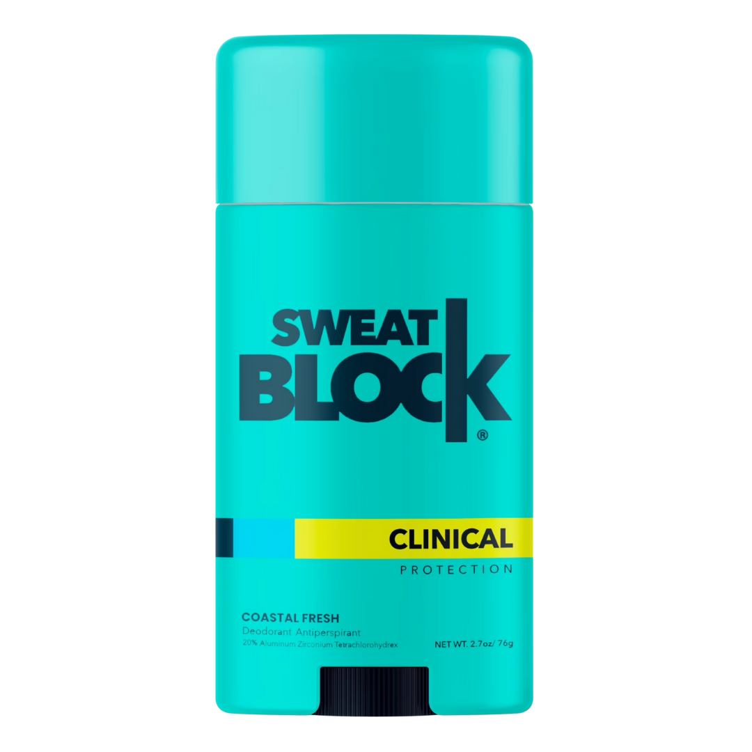 SweatBlock Antiperspirant Deodorant Coastal Fresh Scent, 2.7 oz / 76 g