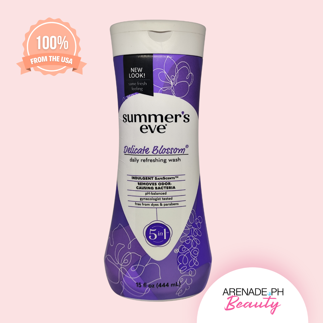 Summer's Eve Delicate Blossom Cleaning Wash For Sensitive Skin 15 Fl Oz (444mL) (1 Count)