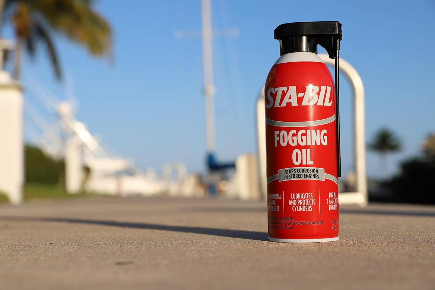 STA-Bil Fogging Oil Stops In Stored Engines Lubricates And Protects Cylinder 12 oz / 340g