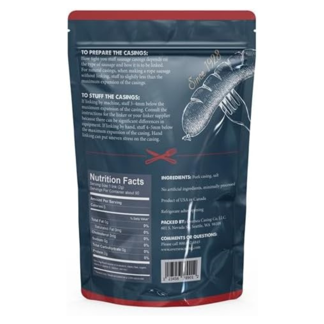 Oversea Casing Natural Hog Casings for Sausage 8 oz (227 g)