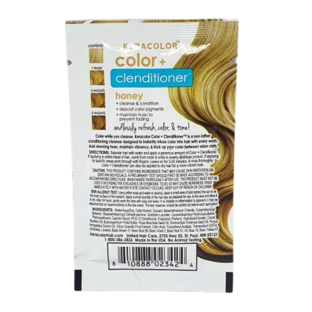 Keracolor Color + Clenditioner Honey 0.5 fl oz / 14.8ml