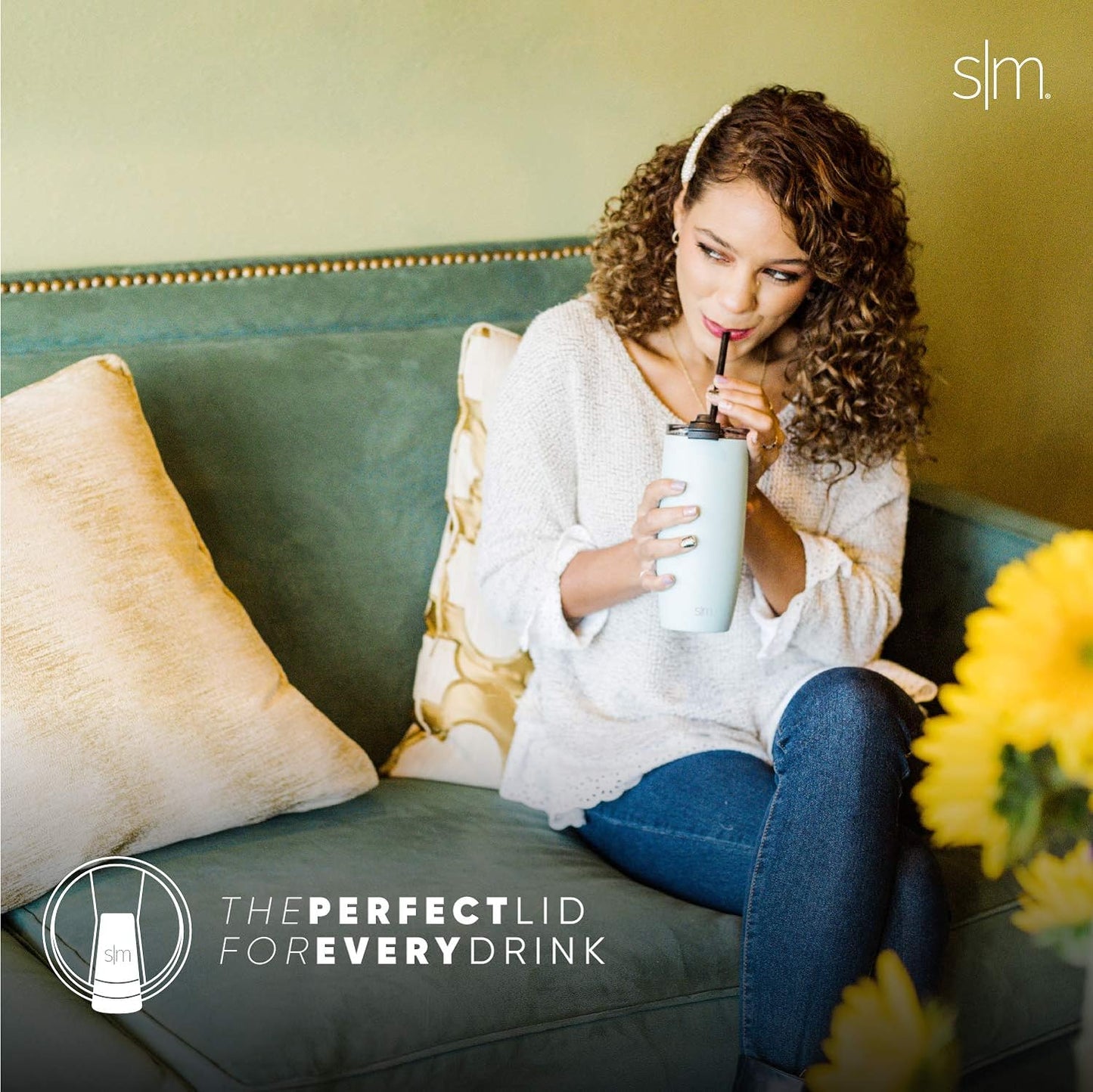 Simple Modern Voyager Tumbler with Flip Lip 16 Oz