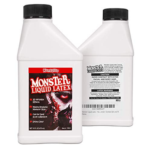 Kangaroo Professional Grade Monster Liquid Latex Makeup, 16 fl.oz / 473ml
