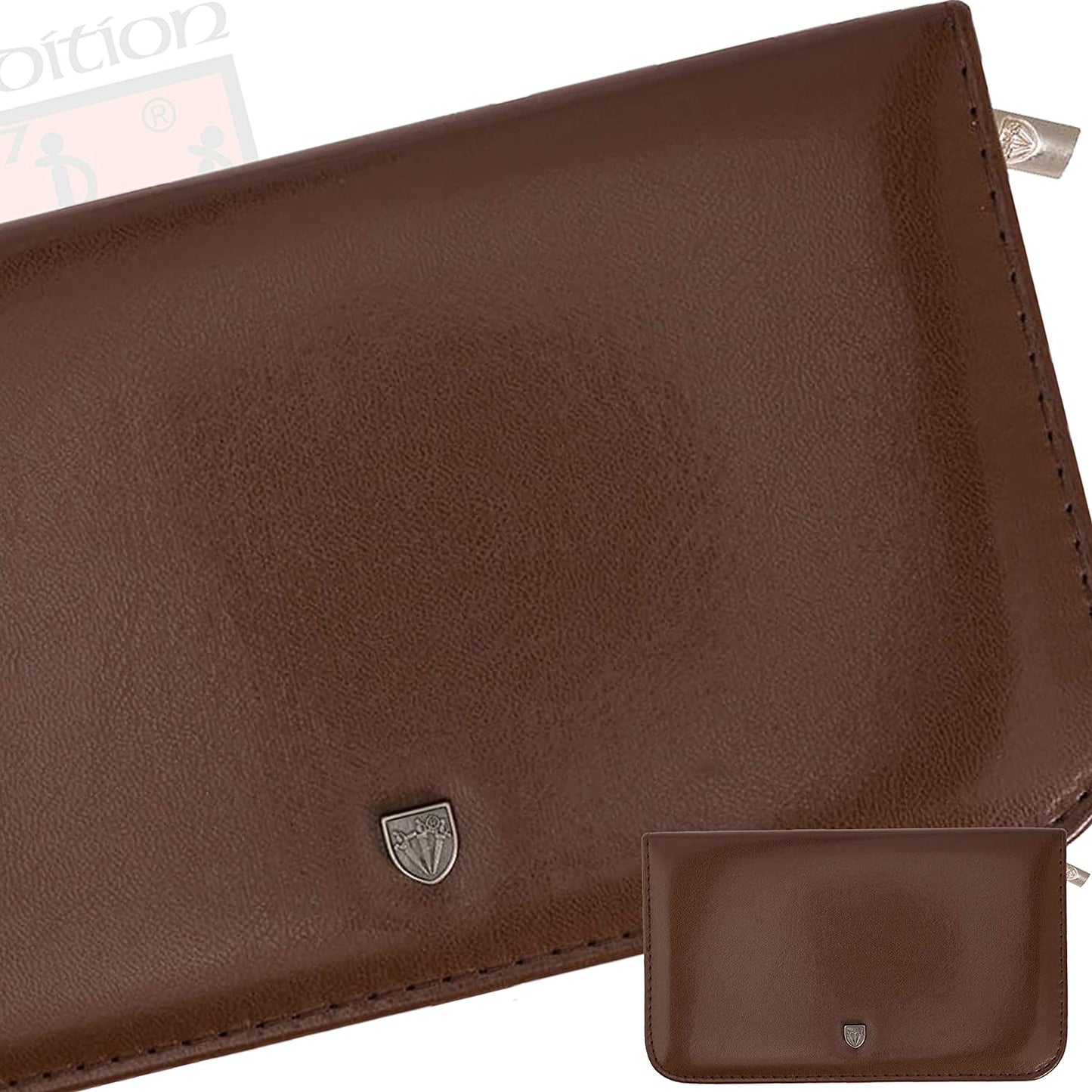 3 Swords Germany Brand Quality 16 Piece Manicure Pedicure Grooming Kit Set Leather Case in Gift Box