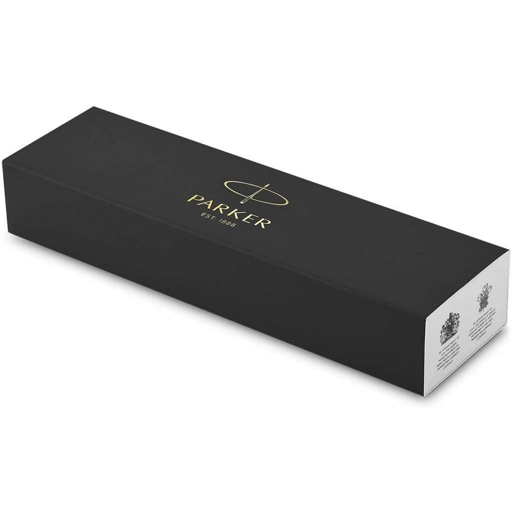 Parker 1953182 Jotter Ballpoint Pen, Stainless Steel w/ Chrome Trim, Medium Point, Blue Ink