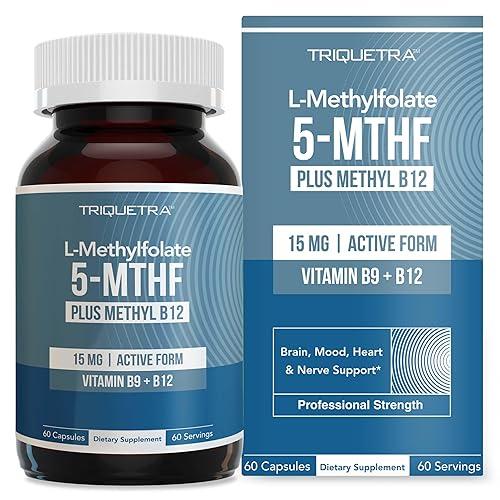 Triquetra 5 MTHF Maximum Strength 15mg 1000mcg 60 Capsules