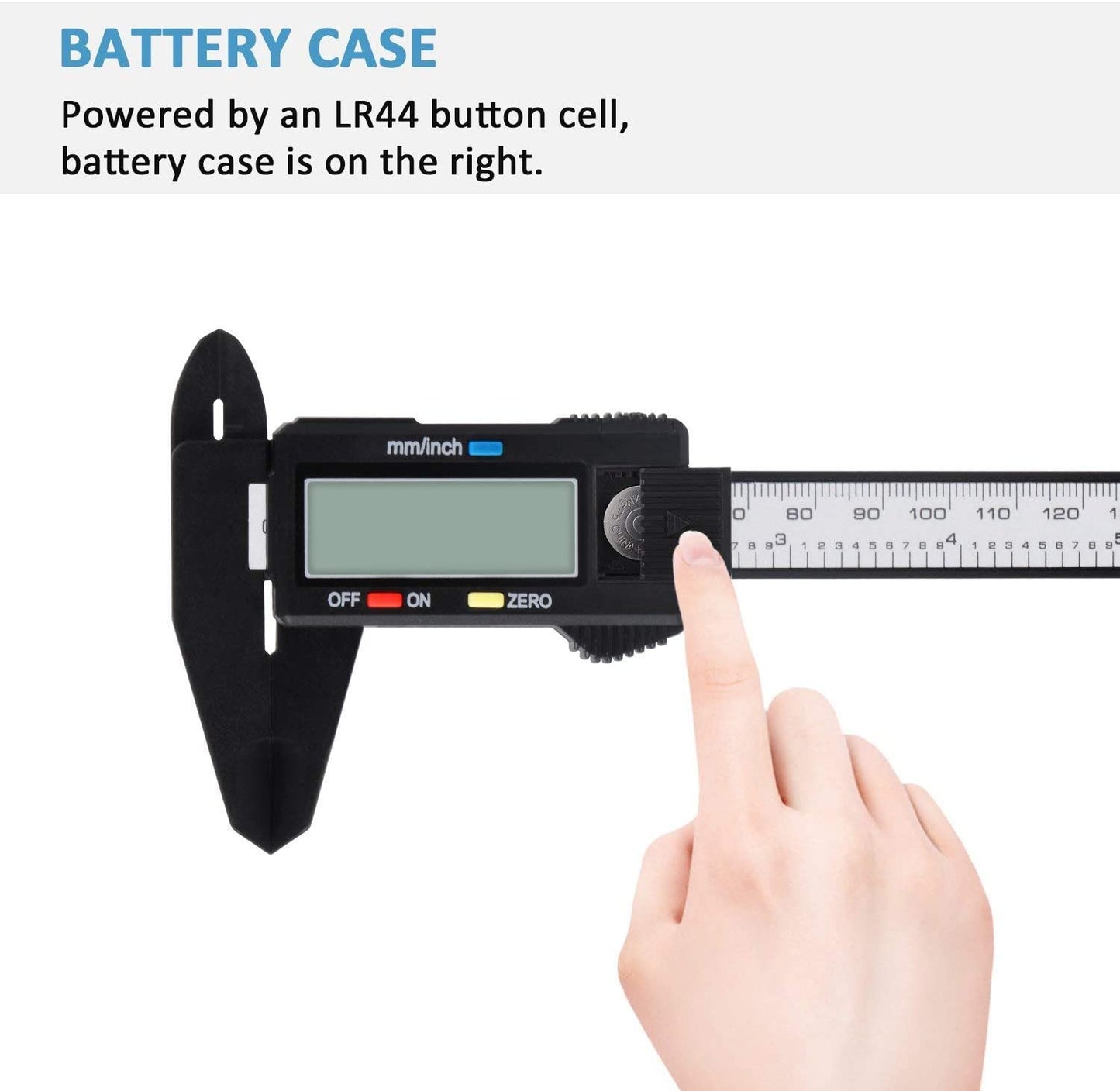Adoric Digital Caliper, 0-6" Calipers Measuring Tool - With LED Screen