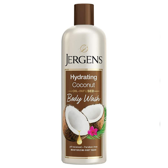 Jergens Hydrating Coconut Oil-Infused Moisturizing Body Wash, 22 fl.oz / 650ml