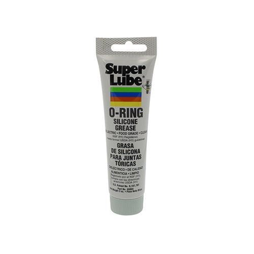Super Lube O-Ring Silicone Grease, Translucent White, 3 oz. / 85 g 93003