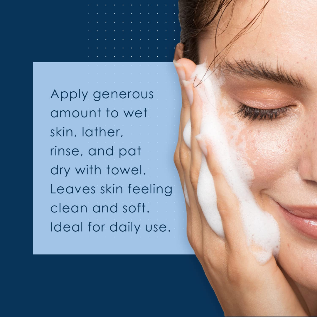 Vanicream Gentle Facial Cleanser for Sensitive Skin, 2.5 oz / 74 ml