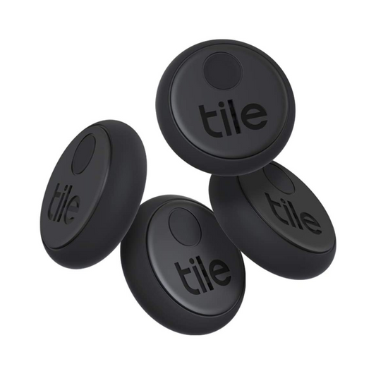 Tile Sticker 2020 Adhesive Bluetooth Tracker – Small (4 Pack, Black)