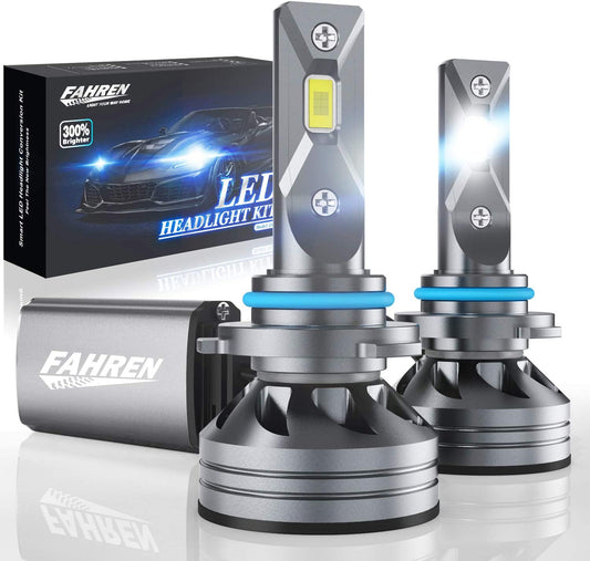 Fahren 9005/HB3 LED Headlight Bulbs Super Bright LED Headlights Conversion Kit IP68 Pack of 2