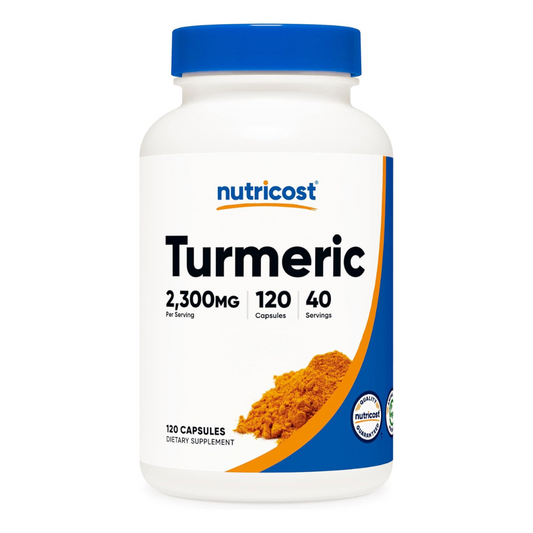 Nutricost Turmeric 2300mg Supplement 120 Capsules