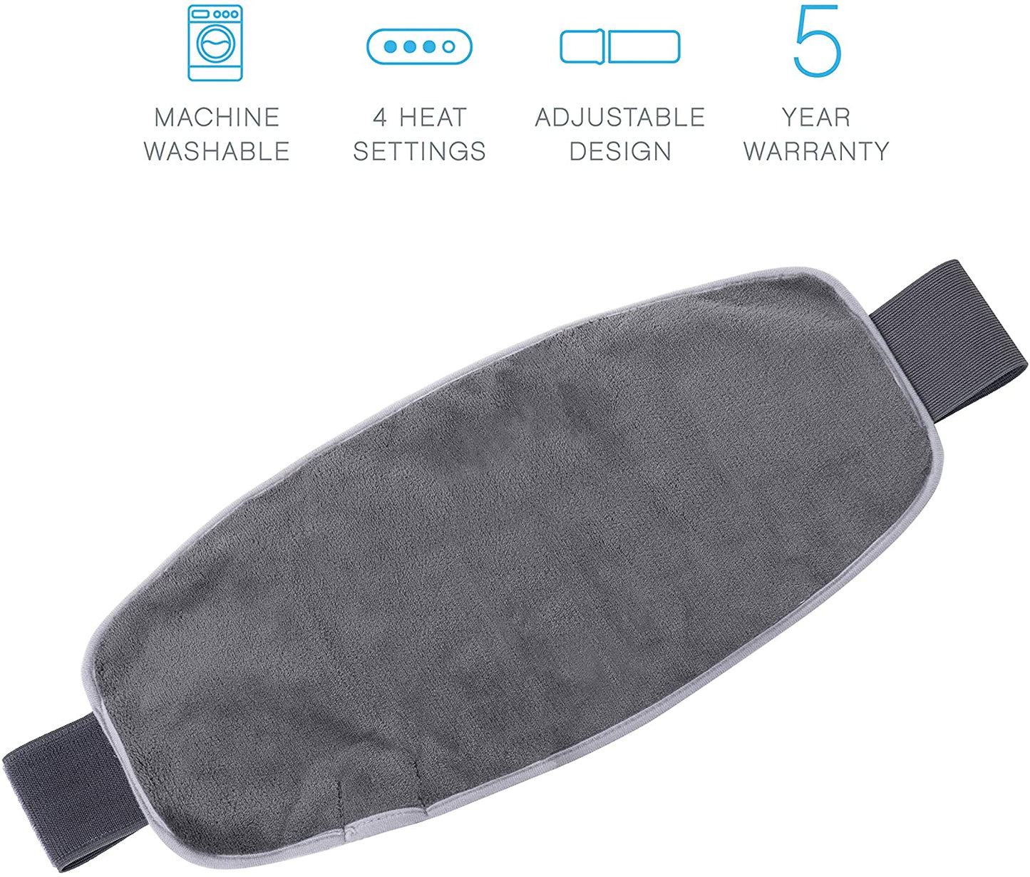 Pure Enrichment Pure Relief Abdominal & Lumbar Heating Pad (PELUMBAR-G)