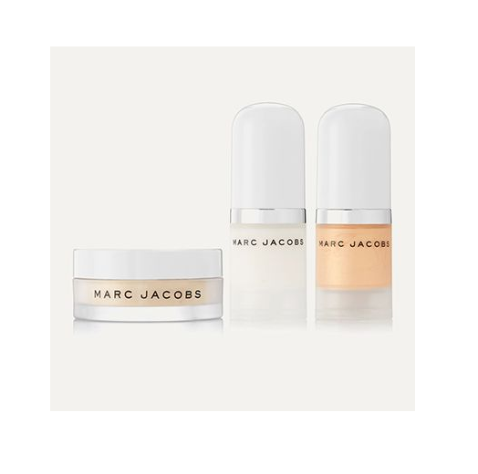 AUTHENTIC Marc Jacobs Coconut Glow On The Go 3 Piece Mini Coconut Complexion Set