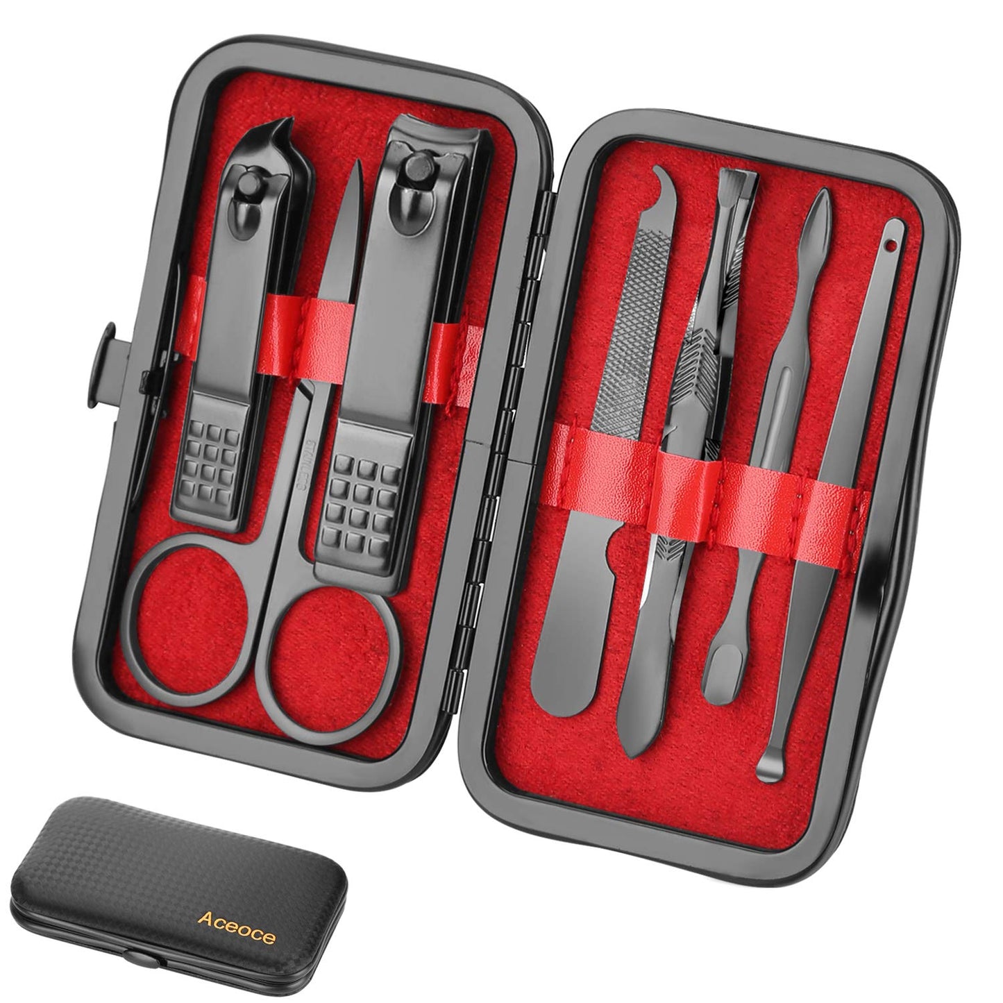 Aceoce Nail Clipper Professional 7-in1 Manicure Set