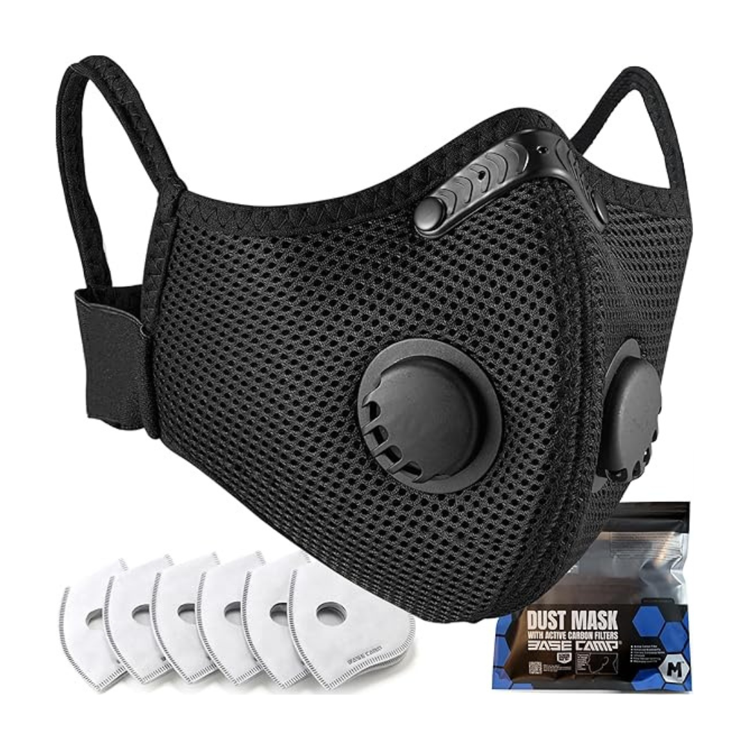 Base Camp Dusk Mask With Active Carbon Filters 6 Count MEDIUM SIZE