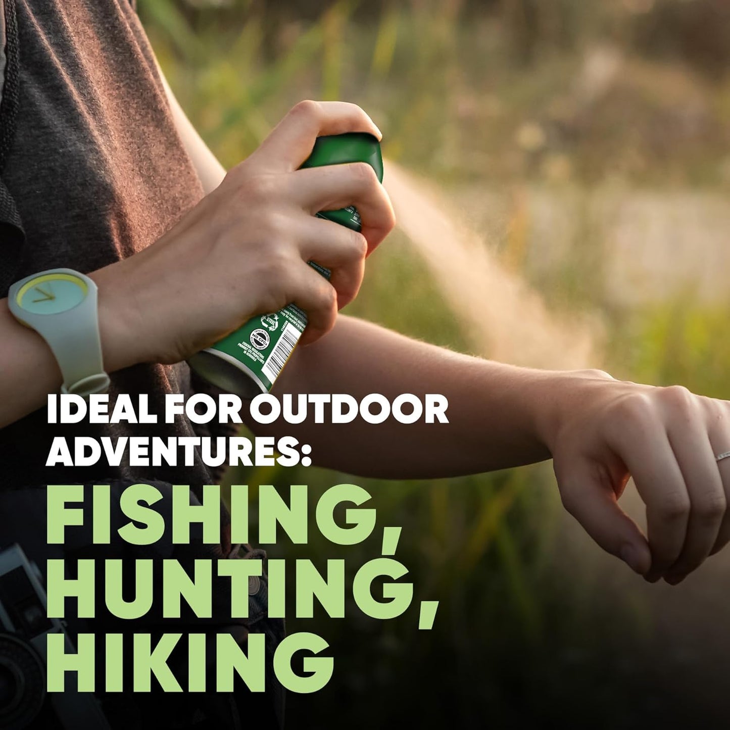 OFF! Deep Woods Insect Repellent Aerosol, Dry, Bug Spray with Long Lasting Protection from Mosquitoes, 71 g / 2.5 oz