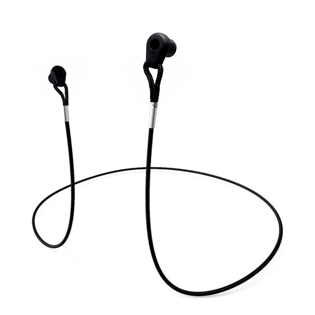 Audio Earplug Lanyard with Custom Molded Design