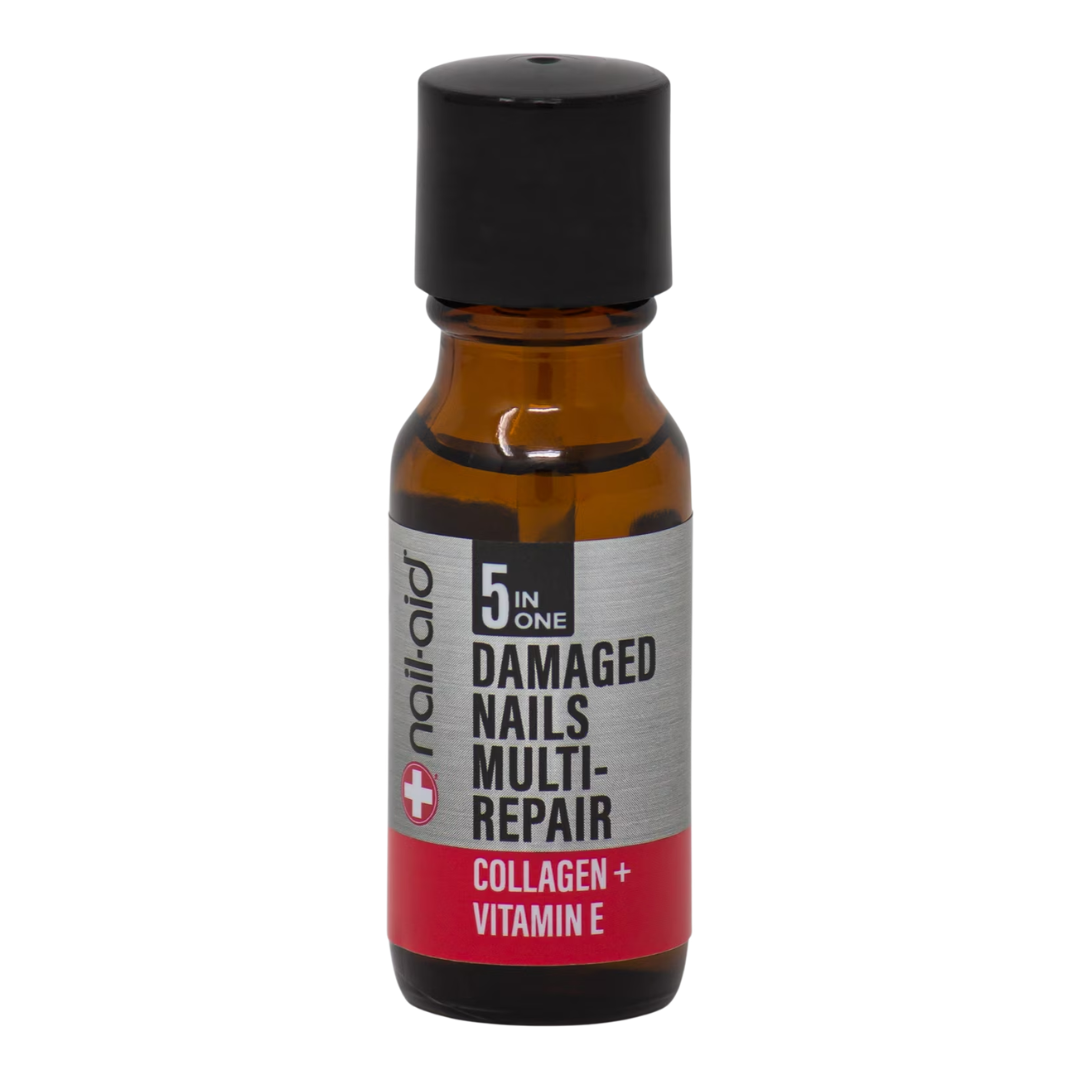 Nail-Aid 5-in-1 Damaged Nails Ultra Repair Miracle Rescue, 0.5 oz / 15 ml