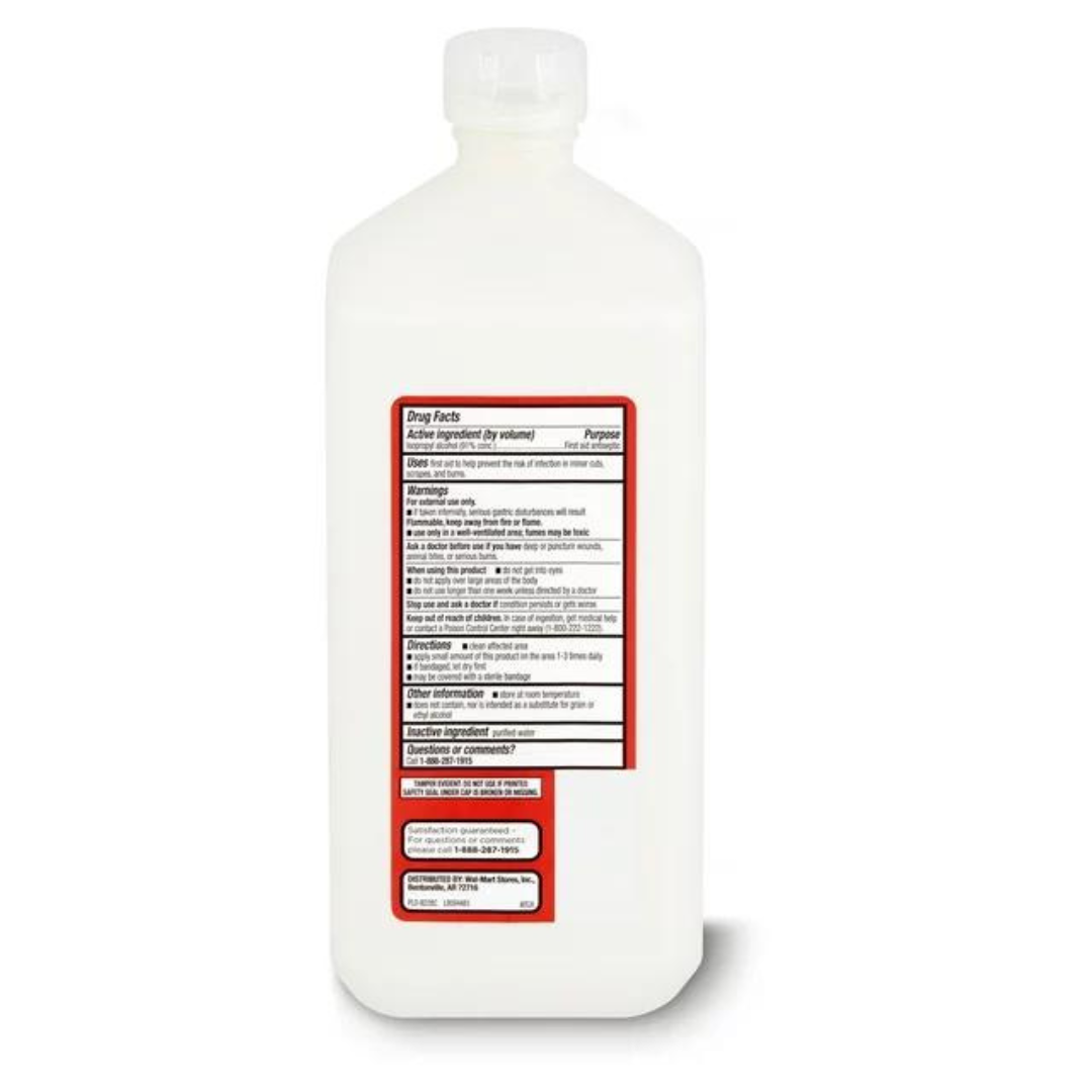 Equate 91% Isopropyl Alcohol Antiseptic - 32 fl oz / 946ml