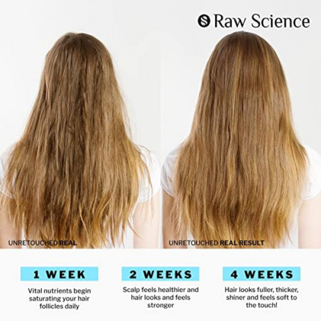 Raw Science Beauty Complex Biotin & Collagen Hair Vitamins Supplement 60 Gummies