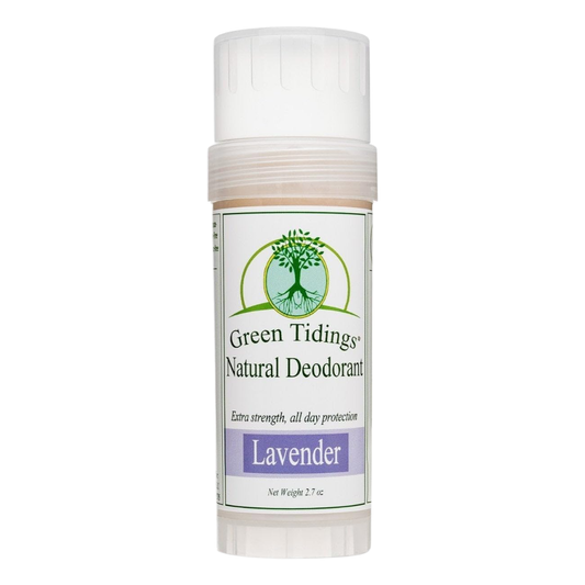 Green Tidings Natural Deodorant Lavender Scent, 2.7 oz