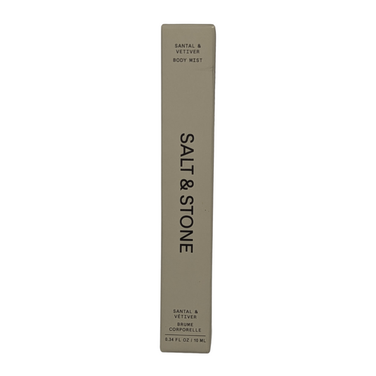Salt & Stone Santal & Vetiver Body Mist, 10 ml / 0.34 fl oz