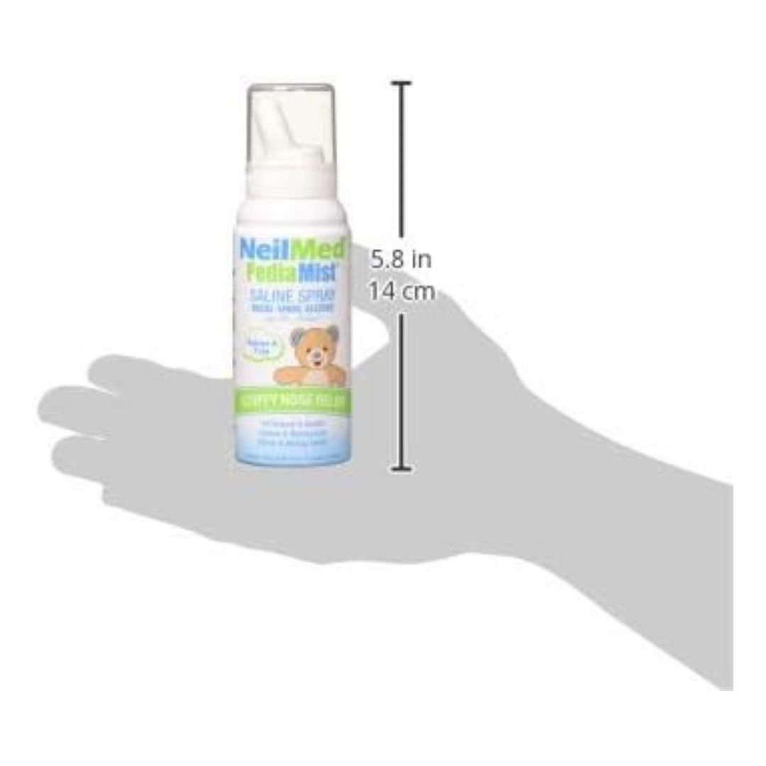 NeilMed PediaMist Saline Spray For Babies And Kids For Ages 1 And Up, 75ml / 2.53 fl oz