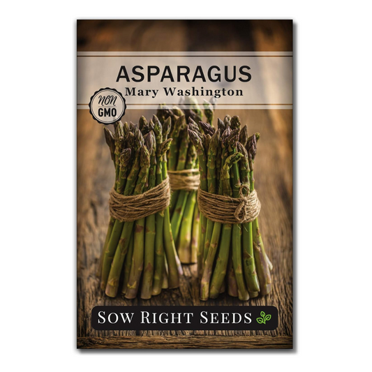 Sow Right Seeds Asparagus Mary Washington Seed for Planting 1.5g