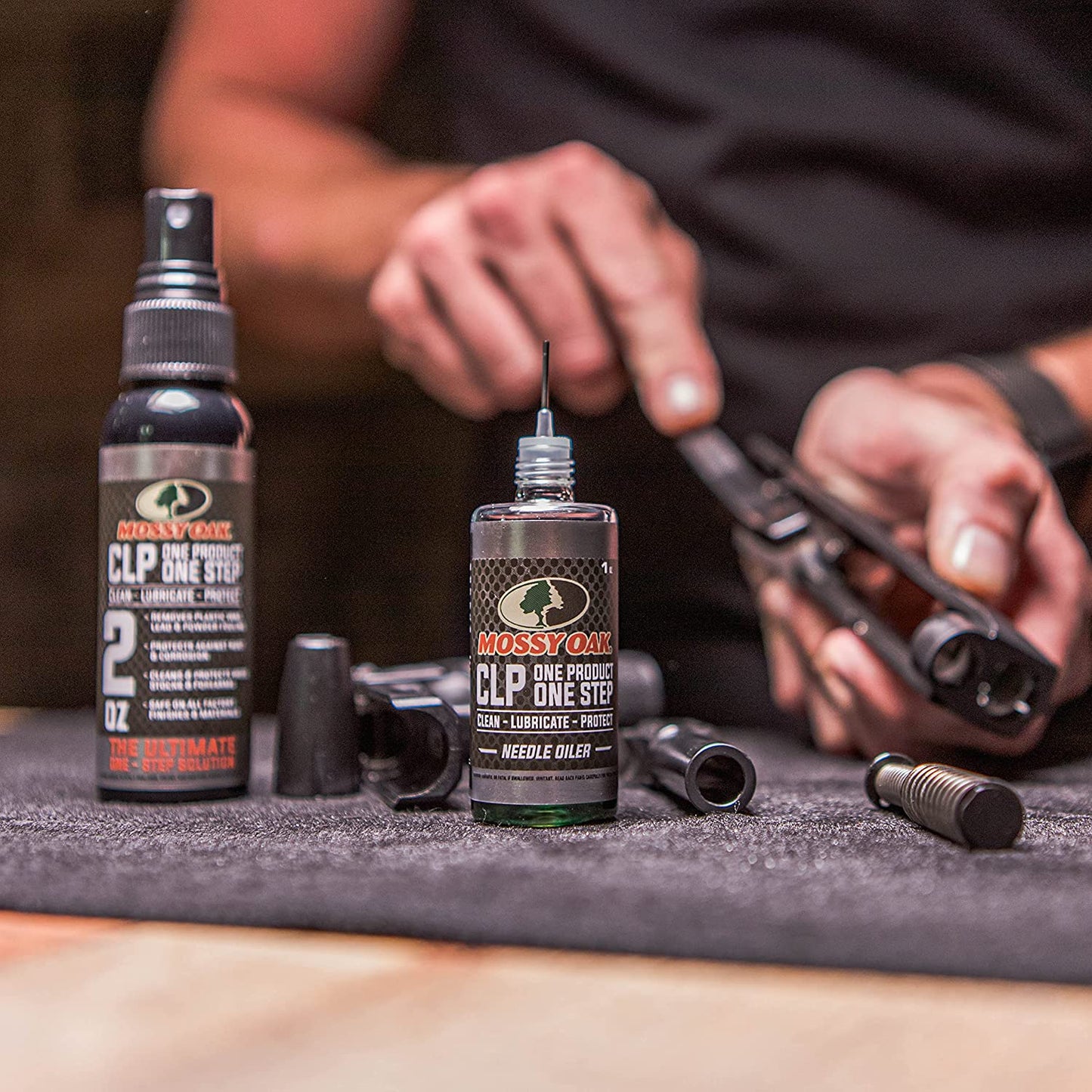 Mossy Oak Bore Oil Combo Kit Cleaner Lubricant & Protectant One-Step Cleaner and Oil Lubricant 2oz