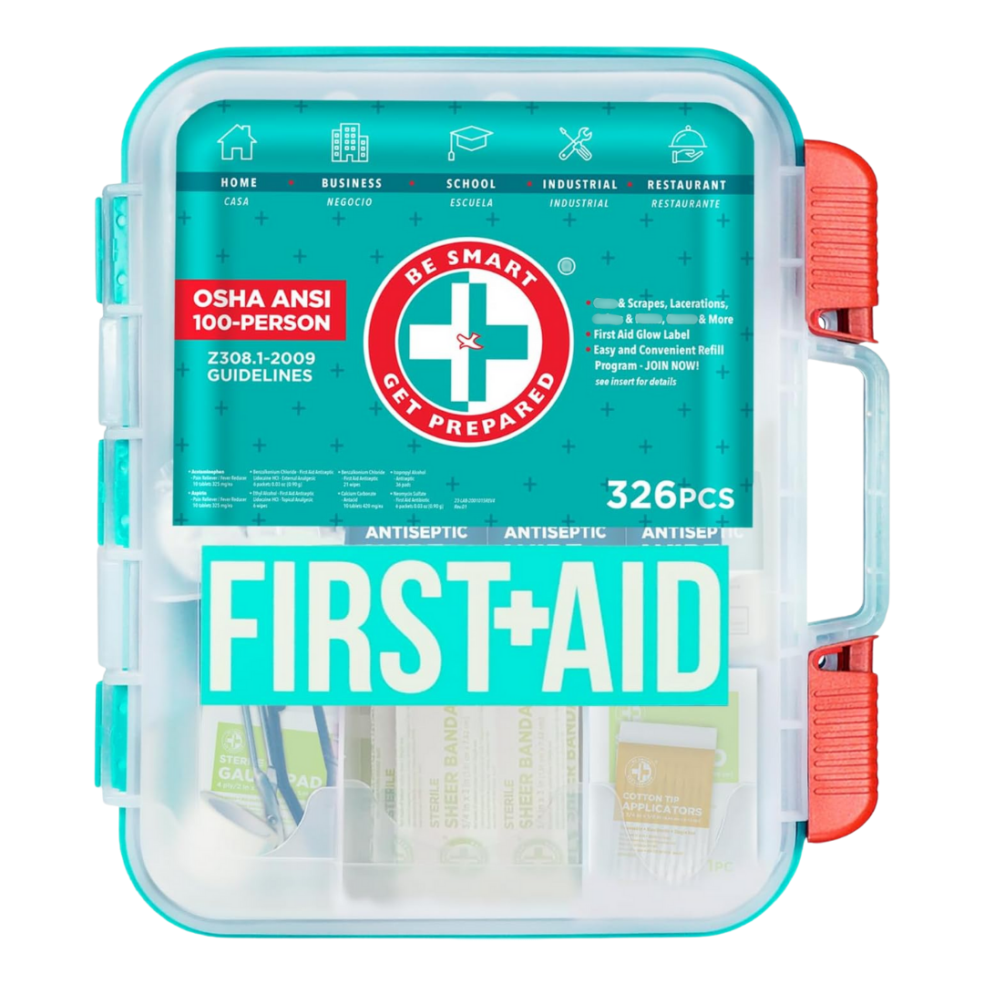 Be Smart Get Prepared First Aid Kit, 326 Pcs