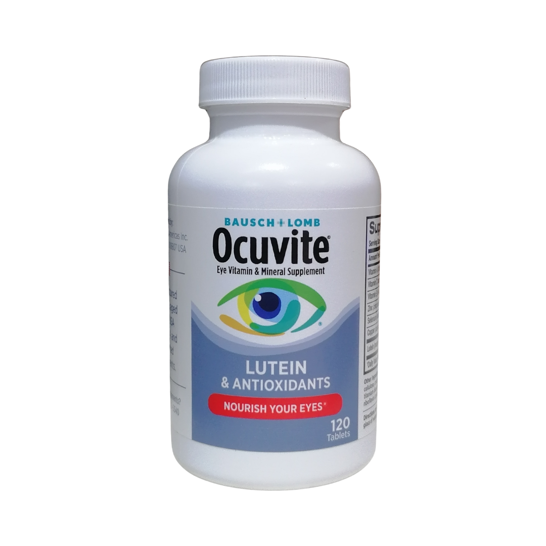 Bausch + Lomb Ocuvite Lutein & Antioxidants, 120 Tablets