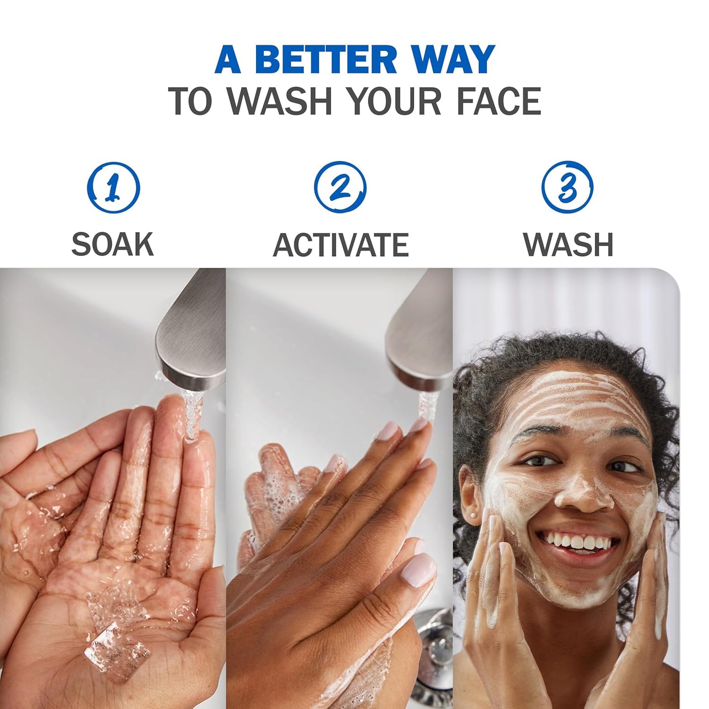 Olay Cleansing Melts Water-Activated Daily Facial Cleanser 32 Dissolving Pads