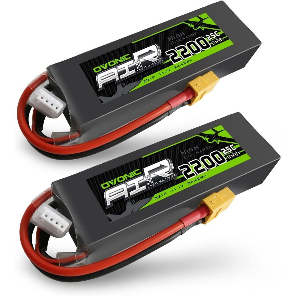 Ovonic Air Li-Po High Discharge Battery 3S1P, 11.1V, 24.42WH, 2200 mAh