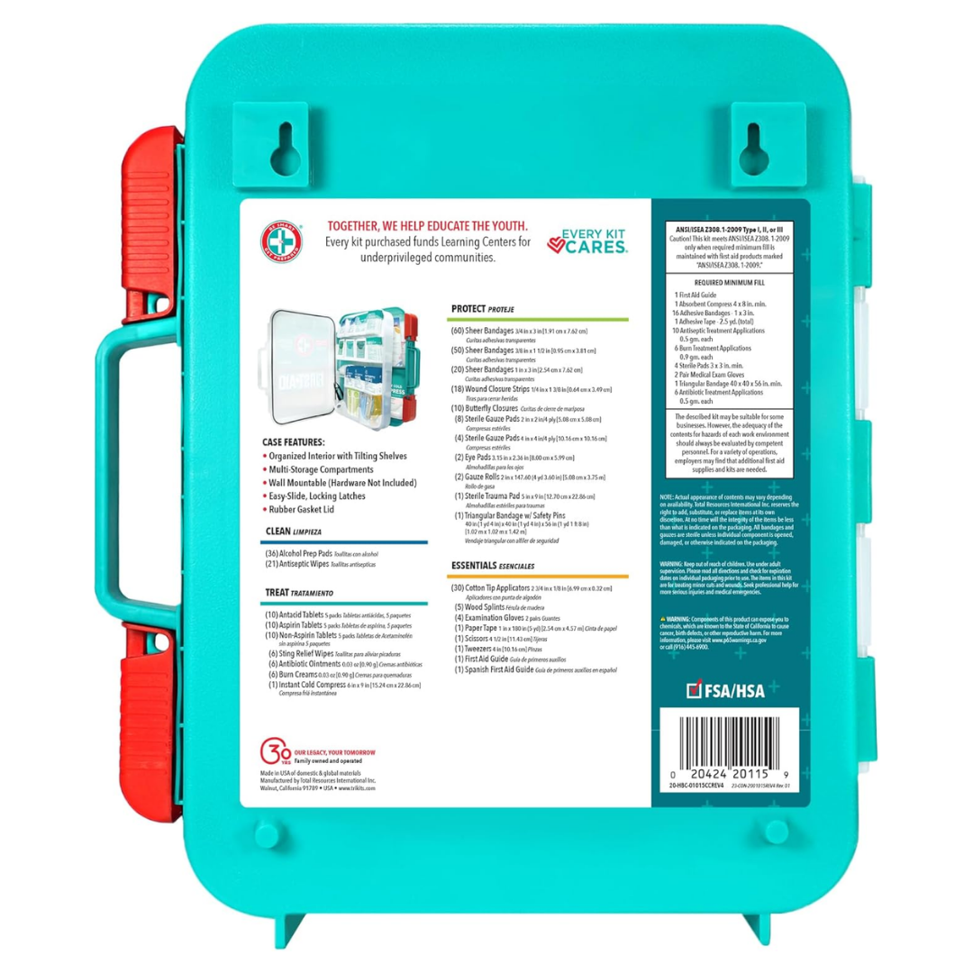 Be Smart Get Prepared First Aid Kit, 326 Pcs